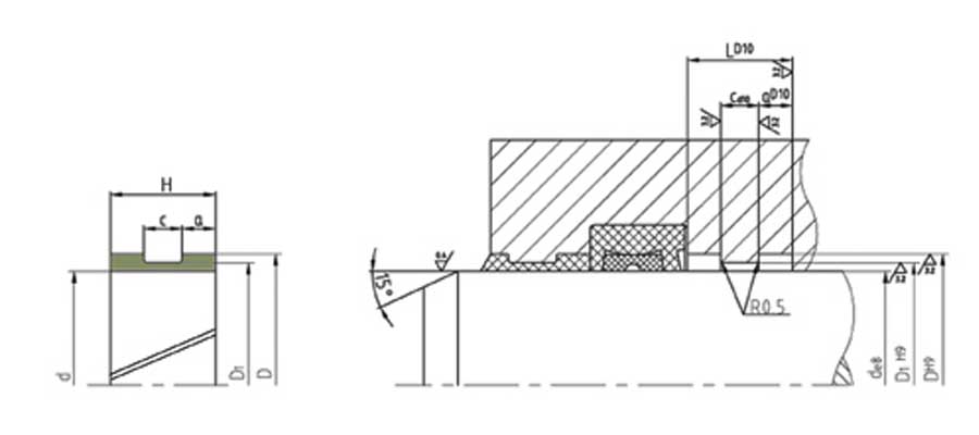 Hydraulic guide sleeve