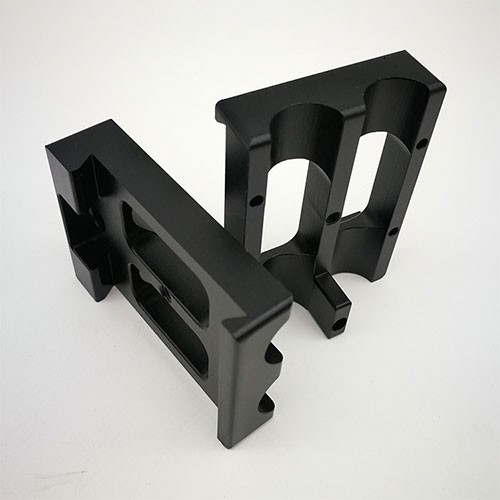 Photographic accessories cnc milling parts with black oxidation